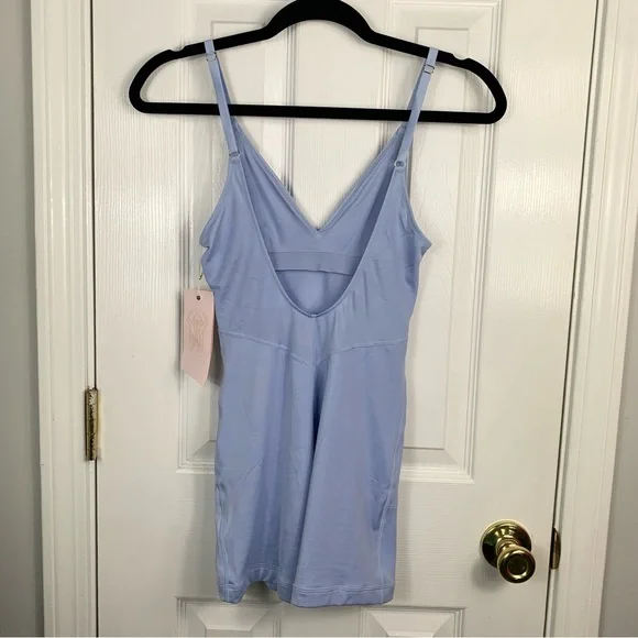 Free People We Are HAH Raise the Barre Onesie in Periwinkle Size XS - Picture 3 of 4
